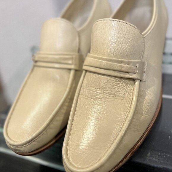 Florsheim Men's Riva Moc Toe Bit Loafer Beige - Size 10.5 - Picture 2 of 5